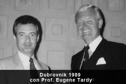 Dubrovnik 1989 con il Prof Eugene Tardy